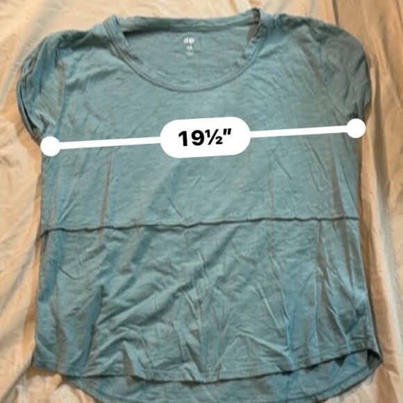 FOUR dip brand relaxed fit slub knit tees BIG XSMALL (green/teal/orange/peach) - Picture 6 of 11